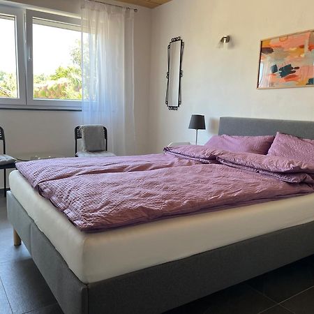 Apartment 100 Qm Im Weindorf - Balkon/Garage Aspisheim Eksteriør billede